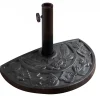 Socle de parasol demi-cercle