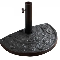 Socle de parasol demi-cercle