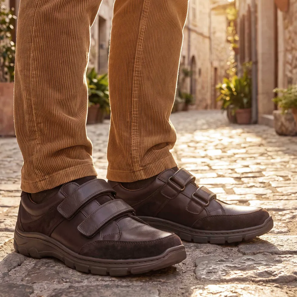 Sporting cuir flex-confort