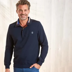 Sweat bleu frégate