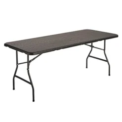 Table de jardin "rotin"