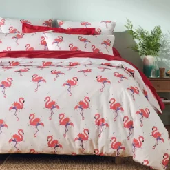 Taie d'oreiller Flamingo BlanClarence®