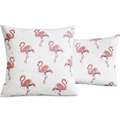 Taie d'oreiller Flamingo BlanClarence®