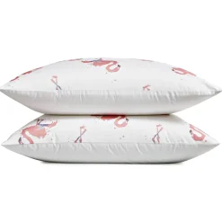 Taie d'oreiller Flamingo BlanClarence®