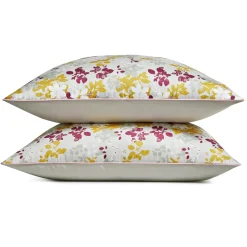 Taie d'oreiller Fleurs de Satin BlanClarence®