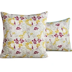 Taie d'oreiller Fleurs de Satin BlanClarence®