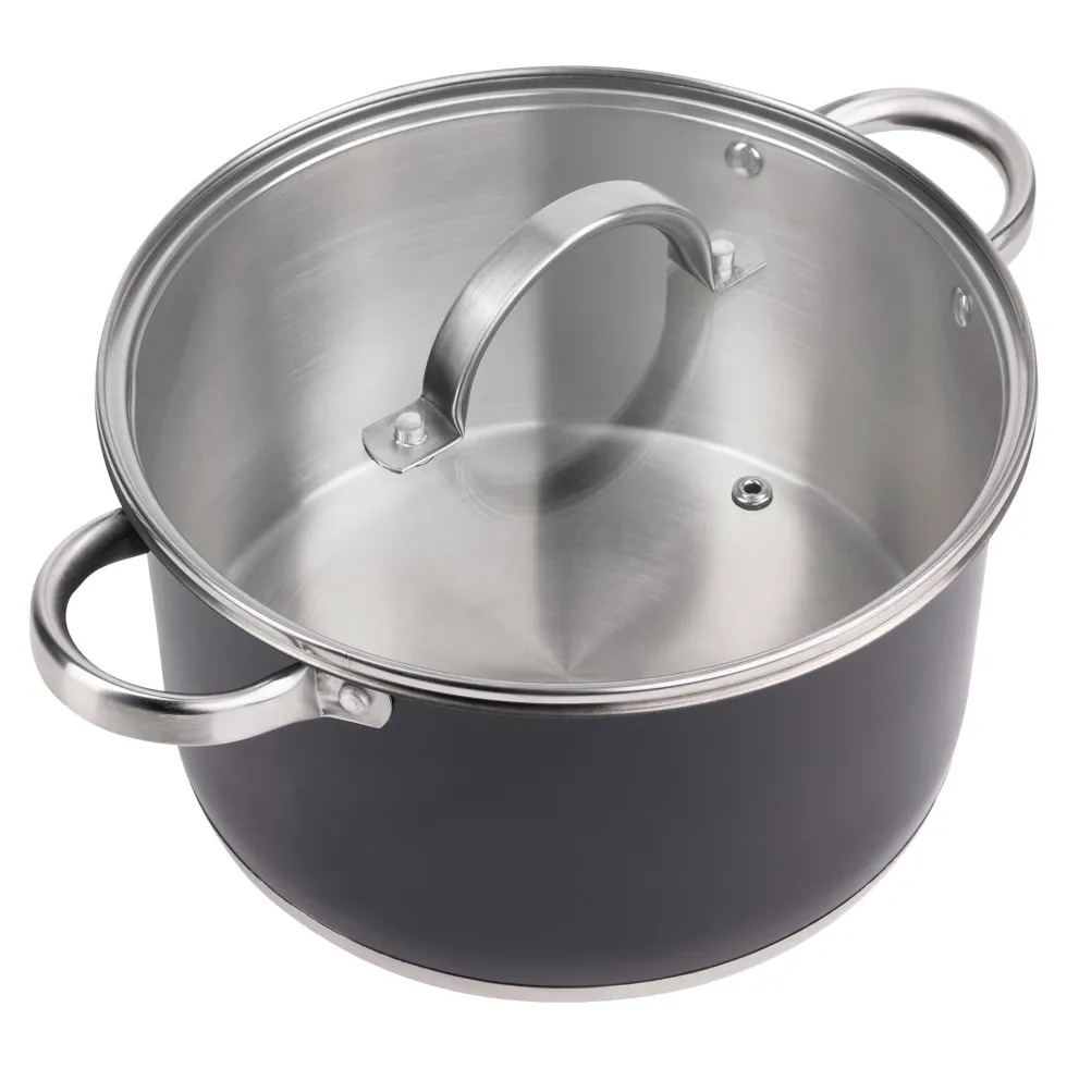 Trio casseroles et couvercles