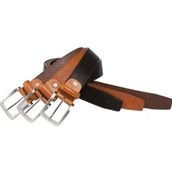 Trio de ceintures cuir