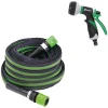 Tuyau d’arrosage plat avec raccords