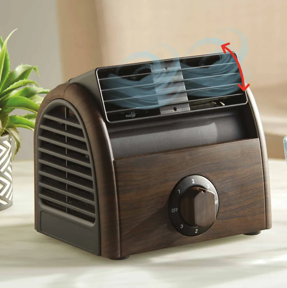 Ventilateur de table rétro