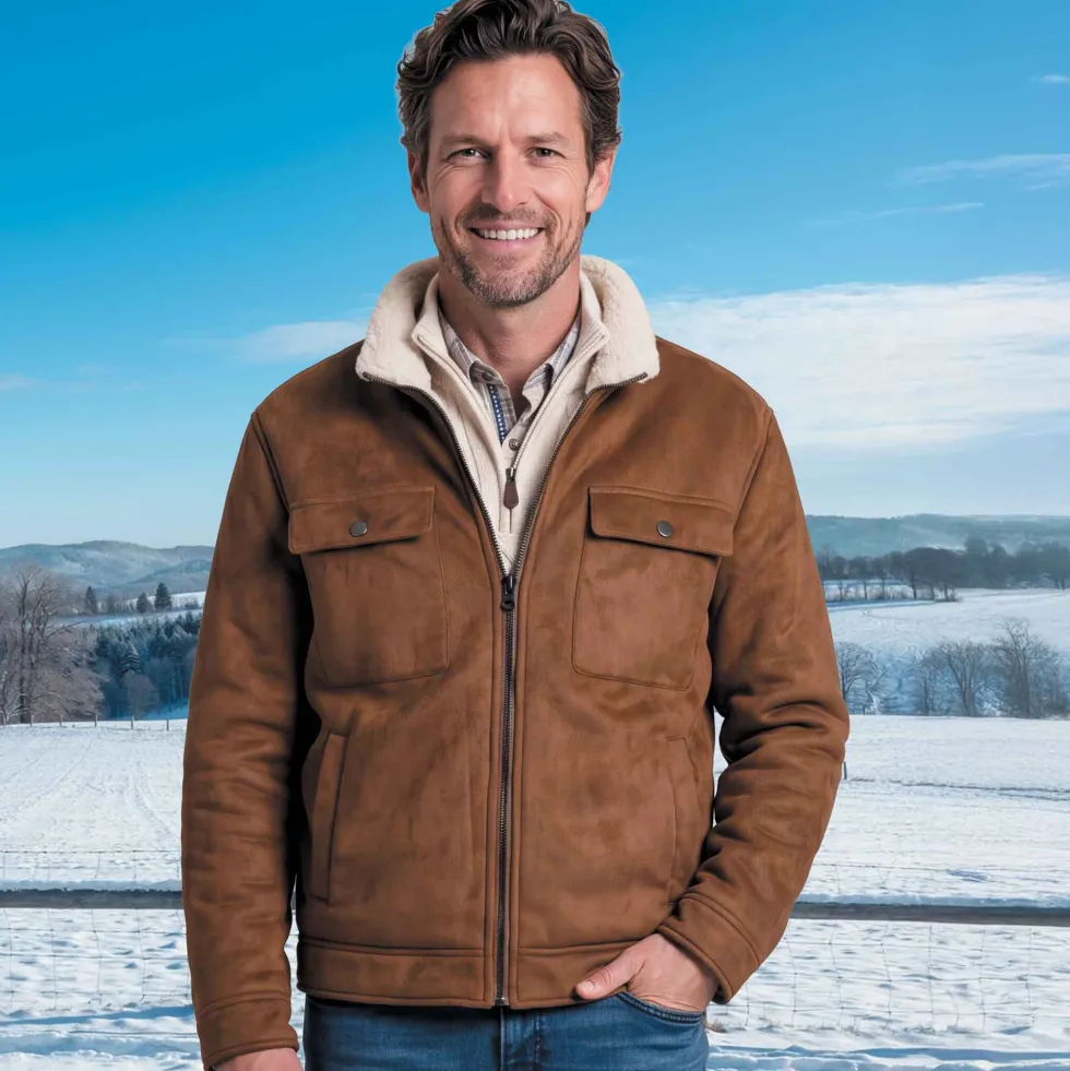 Veste micro-skin sherpa