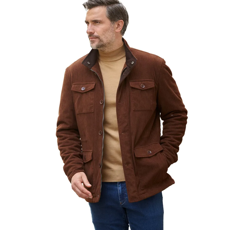 Veste saharienne velours