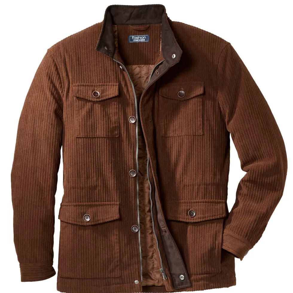 Veste saharienne velours