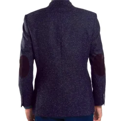 Veste tweed laine et soie